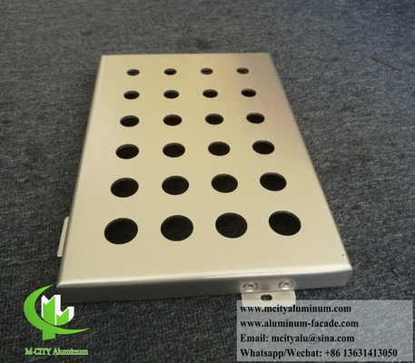 Außenwandverkleidung aus Aluminiumfolie Perforationsplatten mit PVDF-Beschichtung