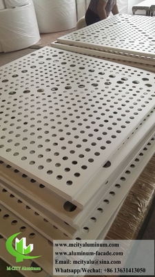 Architektonische Metallfassaden Aluminium-Bekleidungsplatte Perforationsblech