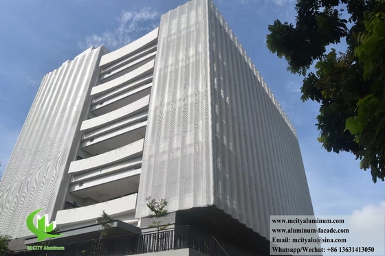 Architektonisches Perforationssystem für Metallfassaden