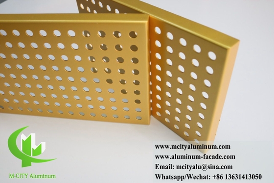 Aluminiumplatten mit Perforationsmuster 3 mm dickes Metallblech