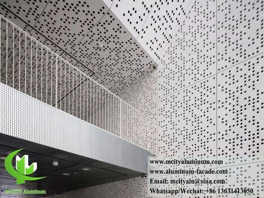 CNC-Punching Metallblech Aluminium-Festplatte für Außenwandfassaden-System