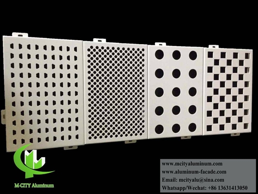 CNC-Punktierung Aluminiumplattenmassivplatte für Wanddekoration