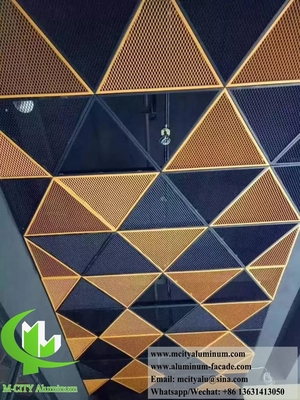 Aluminium für die Dekoration von Decken und Fassaden
