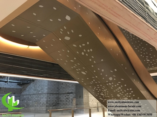 Architektonische Metallbeschichtung Aluminiumplatten für die Bauwandfassaden