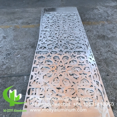 Architektonische muslimische Aluminiumverkleidung Fassade Wandblech Außengebäude Fassade für Außenfassade
