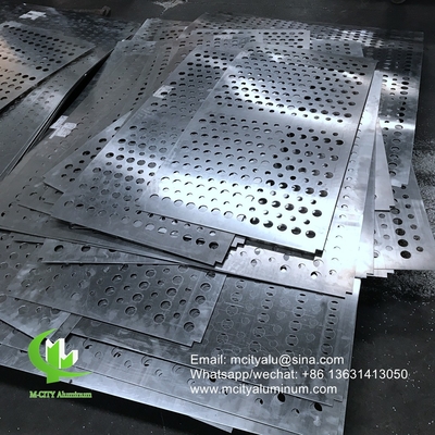 Aluminiumperforierte Bleche für Fenster-Privatsphäre Schirm Zaun mit 2mm Dicke Laser-Schnitt-Bildschirm