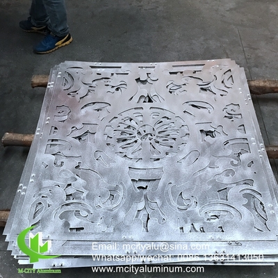 Aluminiumperforierte Wandplatte für Balkonfassade mit 3 mm Metallblech mit pvdf