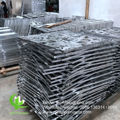 Metall Aluminiumperforiertes Panel für Fassaden Privatsphäre Schirm Zaun mit 2 mm Dicke Metallperforationsschirm