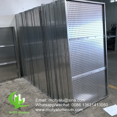 Aluminiumperforierte Bleche für Fenster-Privatsphäre Schirm Zaun mit 2mm Dicke Laser-Schnitt-Bildschirm