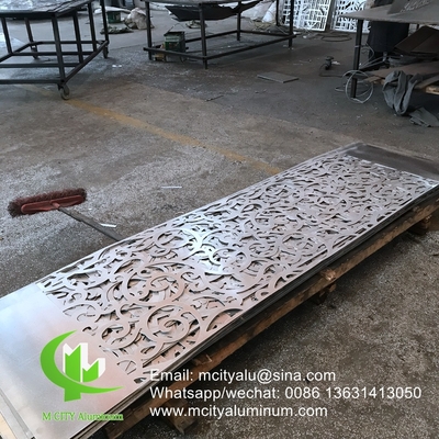 Metall Aluminiumperforiertes Panel für Fassaden Privatsphäre Schirm Zaun mit 2 mm Dicke Metallperforationsschirm