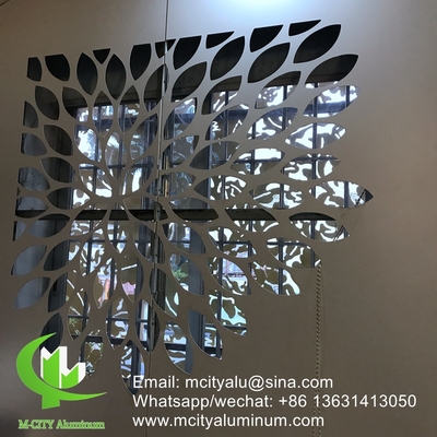 Aluminiumperforierte Platte Aluminiumfassadenwandplatte Verkleidungsplatte mit Halterung für Außengebäude