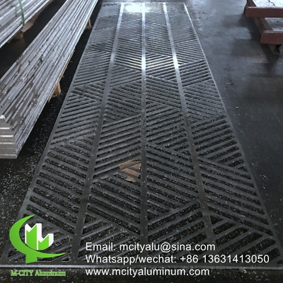 Mode-Stil Aluminium-Datenschutzschirm Metallschirmplatte 10 mm Dicke für Trennwanddekoration