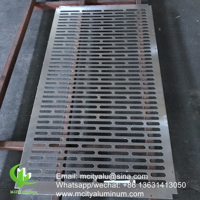 Aluminiumperforierte Fassaden- und Wandverkleidungspanele Außenbaubedeckung für Gebäude oder Decken