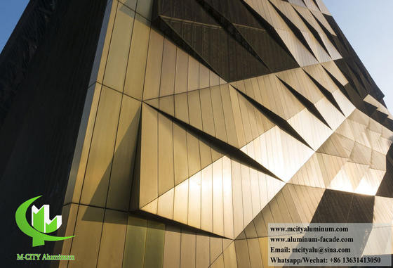 Architektonisches Massiv-Aluminium-Panel zur Wandverkleidung