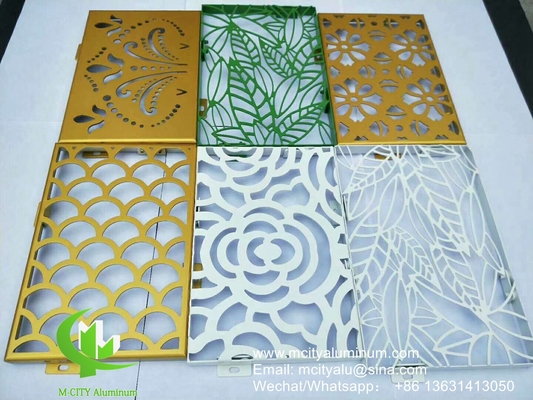 Metall-Aluminium-Perforationsverkleidung mit Kunstmustern Perforation für Gebäudefassaden