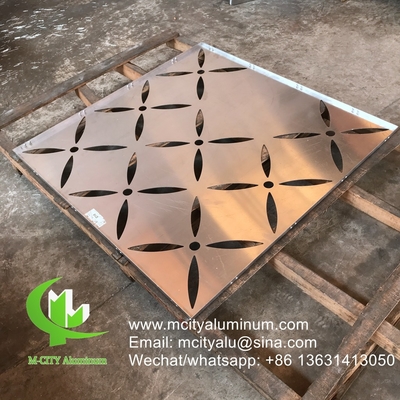 1m x 2m Metallwandverkleidung Massivaluminiumblech Metallschirm für die Wanddekoration