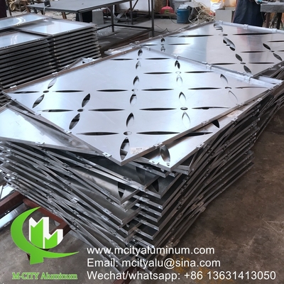 Metall-Aluminium-Fassadenplatte Metallfassadenplatte Biegeplatte für Vorhangwand Fassade Privatsphäre Bildschirm Dekoration