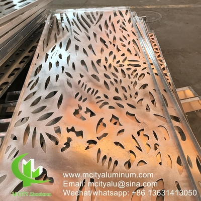 Baum Aluminiumperforierter Schein für Balkon mit 3 mm Metallblech mit Pulverbeschichtung