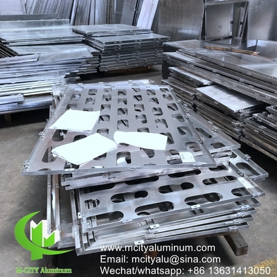 2 mm Aluminiumperforierte Fassade Dekorationsplatte für Vorhangwand Fassade Verkleidung Wandplatte perforierte Bildschirm