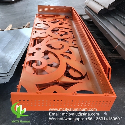 Metall-Aluminium-Perforationsverkleidung mit Kunstmustern Perforation für Gebäudefassaden