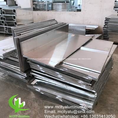 Einzelpaneel aus Aluminium, Massivpaneel aus Aluminium, Wandpaneel für die Fassade, Verkleidungspaneel mit Halterung