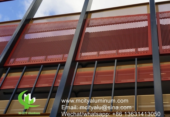 Aluminiumperforierte Bleche für Fassadenwandverkleidung, Außenhausdeckung für Gebäude oder Decken