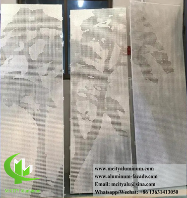 Anpassbar Perforierte Aluminiumfassade Einfache Installation und Wartung