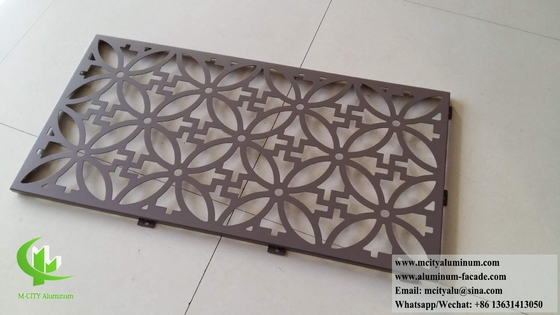 Laserschnitt Metallbildschirm Aluminiumplatten Dekorationswandbildschirme