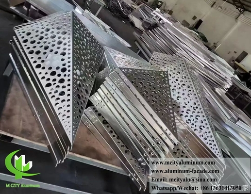 Metallwandverkleidung 3D-Form Aluminiumplatte CNC-Schnitt kundenspezifisch gefertigte Wandplatte