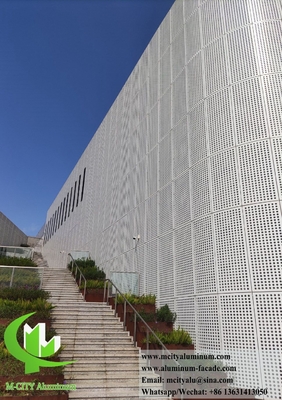 Architektonische Metallverkleidung Panels Aluminium Bildschirm Einkaufszentrum Fassadensystem