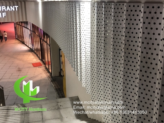 3D-Aluminium-Fassade Wandverkleidung Panel Außen Gebäude Abdeckung für Gebäude Außenwand