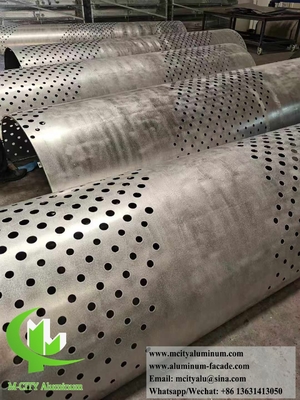 Metallplatten-Schirmplatte mit Perforationsmuster-Aluminiumfolie