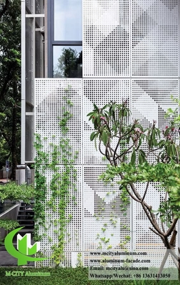 CNC-Perforations-Metallbildschirm Aluminium-Panel-Architekturbildschirm
