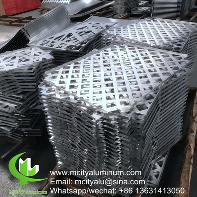 Perforierte Aluminium-Fassadenwandverkleidung, Außenbau, Vorderdeckung für Vorhangwand