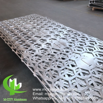 Perforierte Aluminium-Fassadenwandverkleidung, Außenbau, Vorderdeckung für Vorhangwand