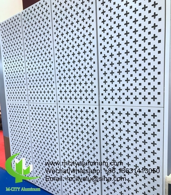 Perforierte Aluminiumplatten Fassade Wandverkleidung Panel Außenbau Abdeckung für Gebäude Vorhangwand