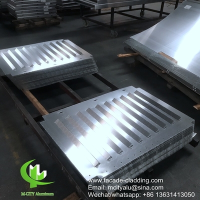 Metall-Aluminium perforierte Verkleidung mit runden Löchern Muster Perforation für Gebäudefassade verwendet