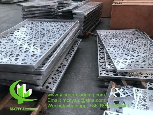 Metall-Aluminium perforierte Verkleidung mit runden Löchern Muster Perforation für Gebäudefassade verwendet