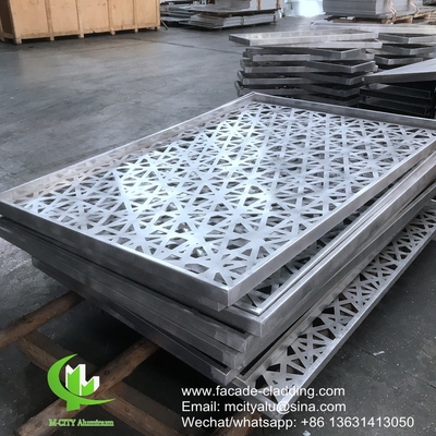 Metall-Aluminium perforierte Verkleidung mit runden Löchern Muster Perforation für Gebäudefassade verwendet