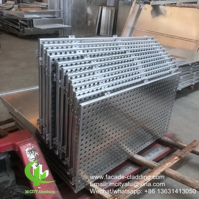Perforierte Aluminium-Gravurplatten für Außenfassaden von Gebäuden zur Außenabdeckung