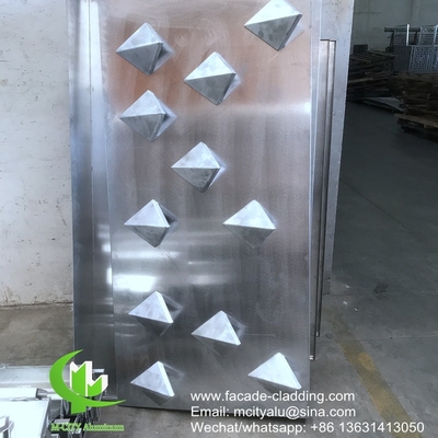 Metall-Aluminium-Wandfassade für Gebäude-Dekoration