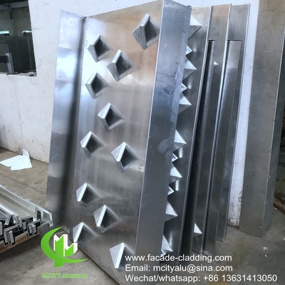 Metall-Aluminium-Wandfassade für Gebäude-Dekoration
