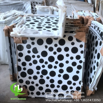 Architektonische Aluminium-Perforationsverkleidung mit Kunstmustern Perforation für Gebäudefassaden