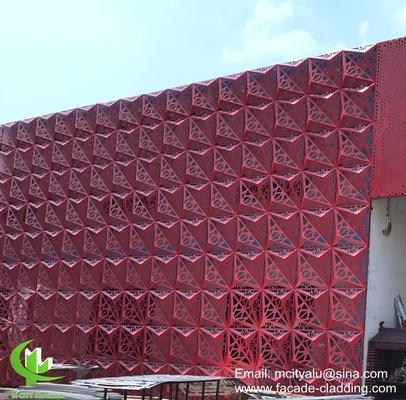 Architektonische Aluminium-Perforationsverkleidung mit Kunstmustern Perforation für Gebäudefassaden
