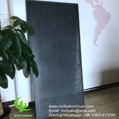 PVDF Metall-Aluminium-Perforationsmuster zur Dekoration von Gebäudefassaden