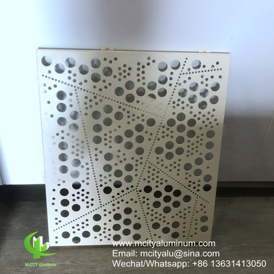 PVDF Metall-Aluminium-Perforationsmuster zur Dekoration von Gebäudefassaden