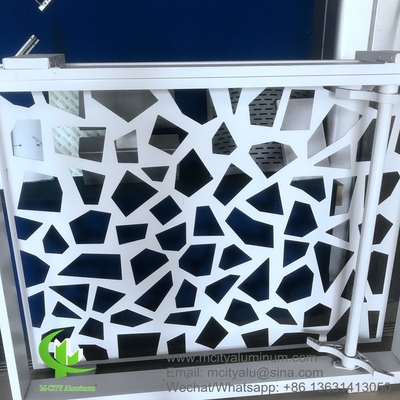 Metall-Aluminium-Laser-Schnitt-Panel mit Startmuster Perforation für Gebäudefassade muslimischen Stil verwendet