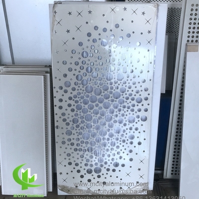 Kreisentwurf Aluminiumplatten für Gebäudefassade kundenspezifisches Metallblech China Hersteller