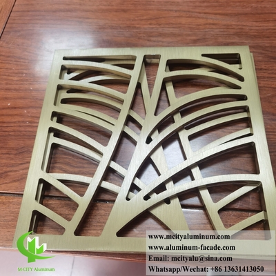 10 mm Aluminium-Laser-Schnitt-Metallplatten für die Innenausstattung