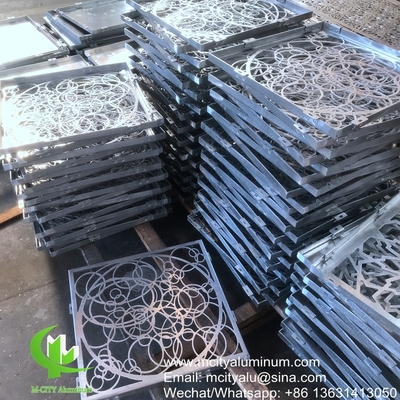 Kreisentwurf Aluminiumplatten für Gebäudefassade kundenspezifisches Metallblech China Hersteller